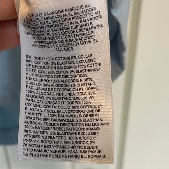 The North Face Light Blue Logo Tee - Picture 5 of 7